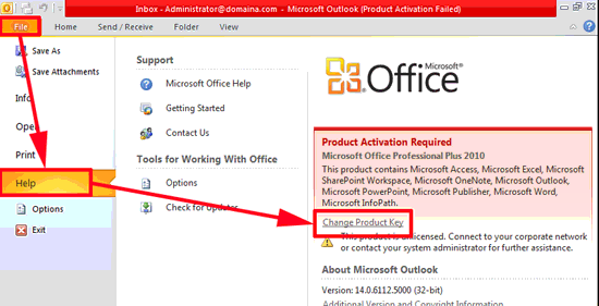 product activation failed microsoft excel